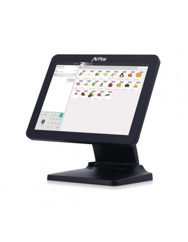 AVPos TPV K5000 Flex Aluminio 15 Tactil - I7 - 8gb Memoria - SSD 128gb - VGA-HDMI-Serie - WIFI-LAN - Color Negro
