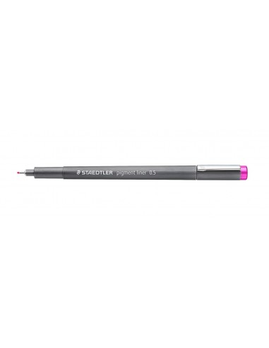 Staedtler Pigment Liner 308 Rotulador Calibrado - Trazo 0.5mm - Secado Rapido - Color Fucsia