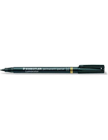 Staedtler Lumocolor Permanent Special 319 Rotulador Permanente - Punta de 1mm Aprox - Secado Rapido - Resistente a la