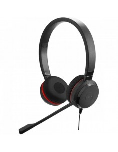 Jabra Evolve 30 II MS Auriculares con Microfono - Conectividad USB 3.5mm - Cancelacion Pasiva de Ruido - Certificados por