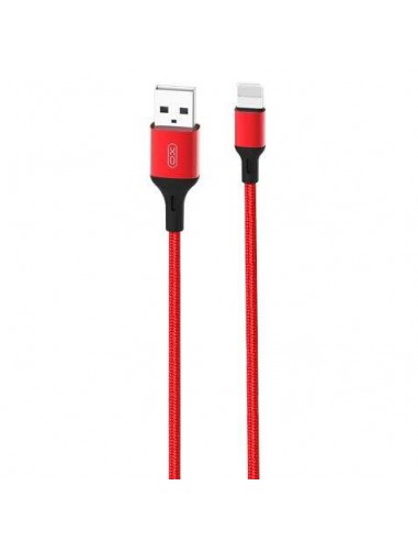 XO Cable NB143 Cordon USB - Lightning - 2.4A - 2m - Color Rojo