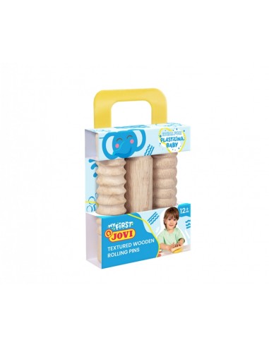 Jovi My First Plastilina Kit de Modelaje con 3 Rodillos de Madera