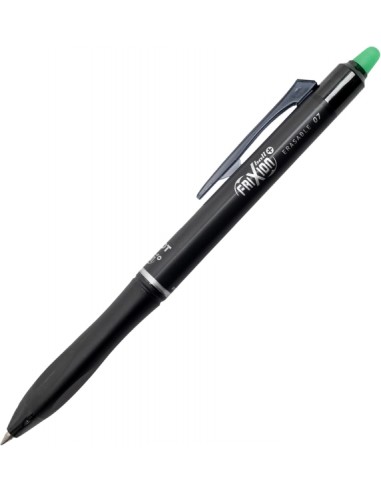 Pilot Frixion Ball Plus Boligrafo Borrable - Punta de 0.7mm y Trazo de 0.35mm - Recargables - 80-de Plastico Reclclado -