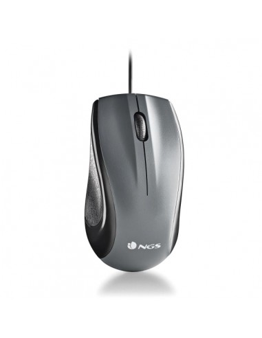 NGS Musk Raton USB 1200dpi - Laser - 3 Botones - Uso Ambidiestro - Color Negro