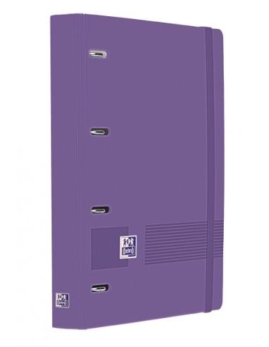Oxford Europeanbinder Live & Go A4-Carpeta Tamaño A4-con Recambio de 100 Hojas Cuadricula 5x5mm - Tapa de Plastico