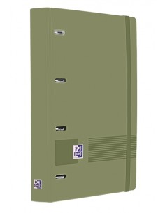 Oxford Europeanbinder Live & Go A4-Carpeta Tamaño A4-con Recambio de 100 Hojas Cuadricula 5x5mm - Tapa de Plastico