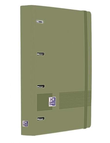 Oxford Europeanbinder Live & Go A4-Carpeta Tamaño A4-con Recambio de 100 Hojas Cuadricula 5x5mm - Tapa de Plastico