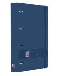 Oxford Europeanbinder Live & Go A4-Carpeta Tamaño A4-con Recambio de 100 Hojas Cuadricula 5x5mm - Tapa de Plastico