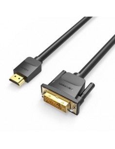 Vention Cable DVI Macho a HDMI Macho - 5m - Color Negro