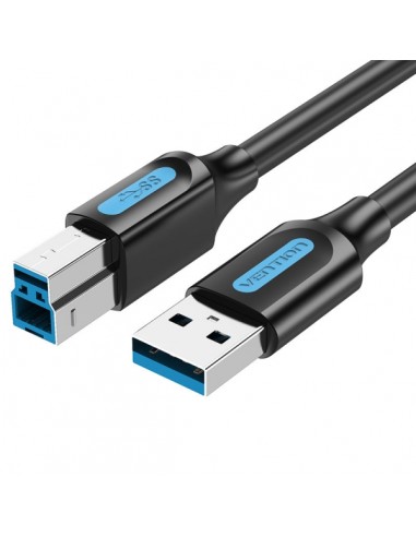 Vention Cable USB-A 3.0-a USB-B -0.5m - Color Negro