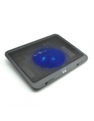 Ewent Soporte para Portatil - 1 Ventilador Silencioso hasta 15.6" - Color Negro