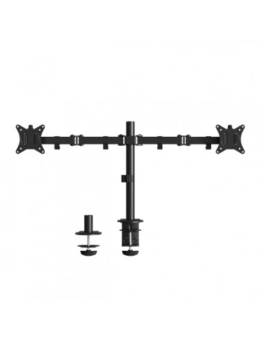 Ewent Soporte de Monitor de Escritorio - 2 Monitores de 13-32"-VESA Maximo 100x100 - Pantalla plana hasta 9 kg- Pantalla
