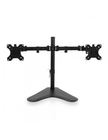 Ewent Soporte de Escritorio para 2 Monitores hasta 32" - VESA Maximo 100x100 - Color Negro