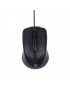 Ewent Raton con Cable - 1000dpi - Longitud del Cable 1.20m - Color Negro
