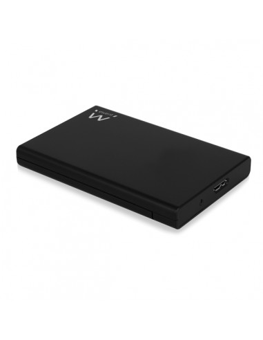 Ewent Caja Externa USB 3.2 - Instalacion sin Herramientas - Plug and Play - SATA 2.5"- Color Negro