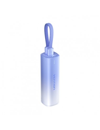 Vention PowerBank 5000mAh - USB-C-Lightning - Carga Rapida 20W - Color Azul
