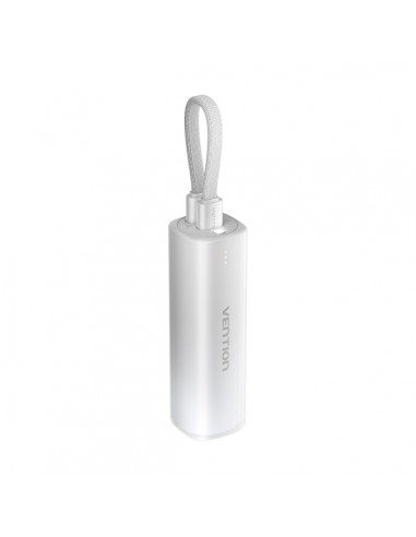 Vention PowerBank 5000mAh - USB-C-Lightning - Carga Rapida 20W - Color Gris