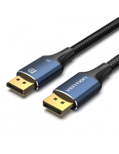 Vention Cable DisplayPort Macho a DisplayPort Macho 1.4 8K - 3m - Trenzado - Color Azul