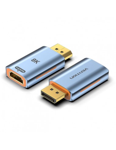 Vention Adaptador Displayport 1.4 8K Macho a HDMI 2.1 8K Hembra - Color Azul