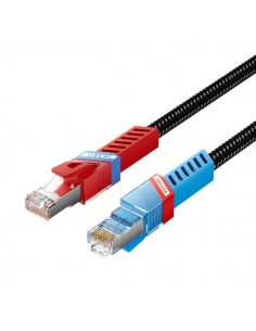 Vention Cable de Red SFTP RJ45 Cat.8 --0.5m - Gaming - Color Negro