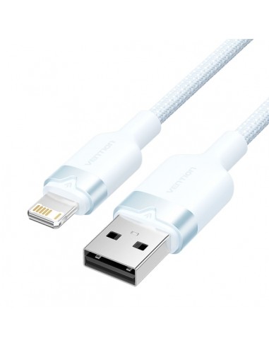 Vention Cable USB-A a Lightning 2.4A - 2m - Trenzado - Color Azul