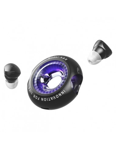 Vention Tiny T17 Auriculares Bluetooth 5.3 con Estuche de Carga - True Wireless - 6h Autonomia - LED - Color Negro