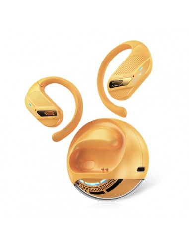 Vention OpenBeat O12 Auriculares Bluetooth 5.4 con Estuche de Carga - True Wireless - Open Ear - 7h Autonomia - Color Naranja