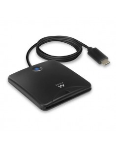 Ewent Lector de Tarjeta Inteligente DNI USB-C - Color Negro