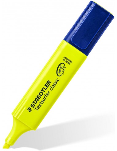 Staedtler Textsurfer Classic 364 Marcador Fluorescente - Punta Biselada - Trazo entre 1 - 5mm - Tinta con Base de Agua -