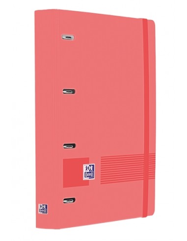 Oxford Europeanbinder Live & Go A4-Carpeta Tamaño A4-con Recambio de 100 Hojas Cuadricula 5x5mm - Tapa de Plastico