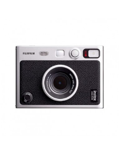 Fujifilm Instax Mini EVO Camara Instantanea Hibrida - Tamaño de Imagen 62x46mm - Exposicion Automatica-- Color Negro