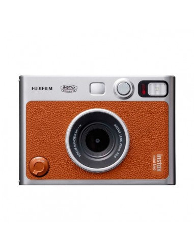 Fujifilm Instax Mini EVO Camara Instantanea Hibrida - Tamaño de Imagen 62x46mm -Espejo para Selfies - Exposicion Automatica