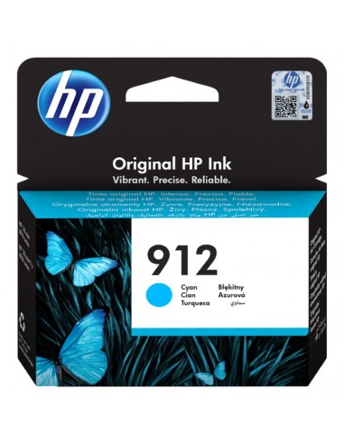 HP 912 Cyan Cartucho de Tinta Original - 3YL77AE