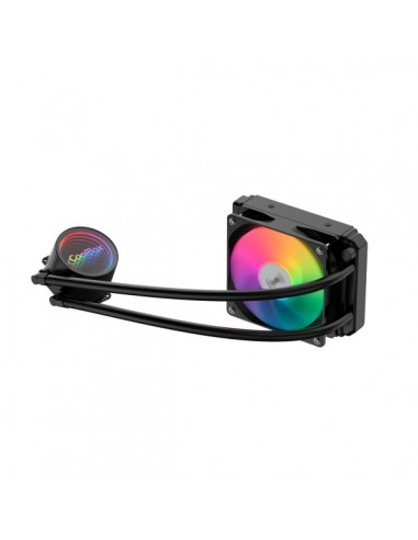 Coolbox Infinite Liquid120 Kit de Refrigeracion Liquida - ARGB - TDP 180W - Compatibilidad Universal - Color Negro