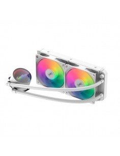 Coolbox Infinite Liquid240 Kit de Refrigeracion Liquida - ARGB - TDP 250W - Compatibilidad Universal - Color Blanco