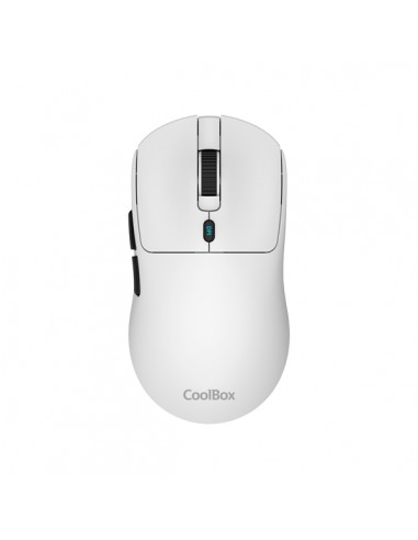 Coolbox W03 Raton Gaming Inalambrico 10000dpi - 7 Botones - Sensor Pixart 3325 - Color Blanco