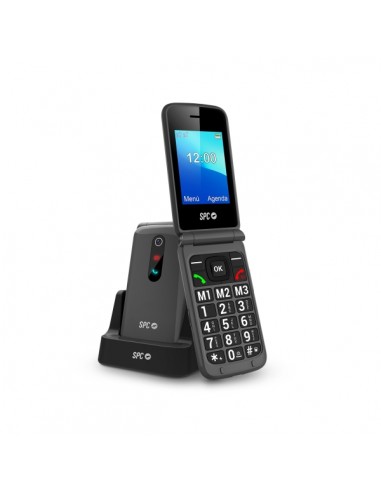 SPC Stella 3 Telefono Movil Para Mayores con Tapa - Boton SOS - Botones y Teclas Grandes - Ayuda Inteligente en Remoto -