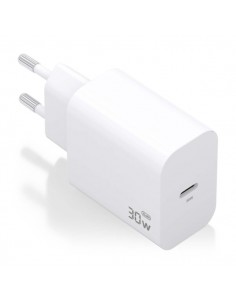 Aisens Cargador GaN 30W - USB-C PD3.0 - Color Blanco