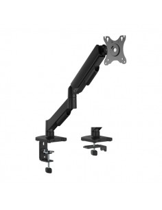 Aisens Soporte de Mesa ECO Contrapeso Giratorio e Inclinable para Monitor TV 9kg (3 Pivotes - 1 Brazo) de 17-32 - Color Negro
