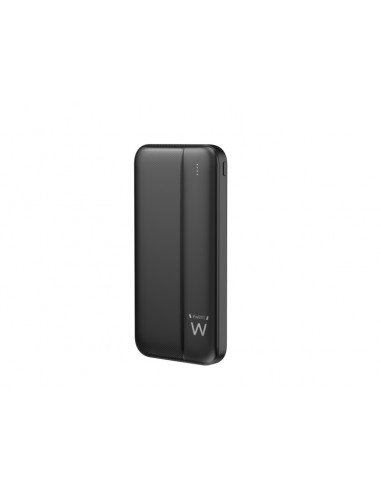Ewent EW1161 Powerbank 10000mAH 22.5W PD y QC - USB-A-USB-C - Color Negro