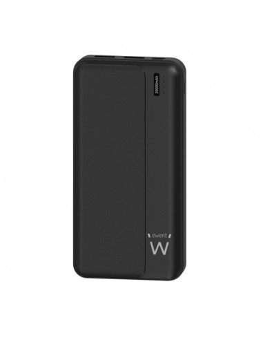 Ewent EW1163 Powerbank 20000mAH 22.5W PD - USB-A-USB-C - Color Negro