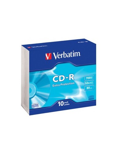 Verbatim CD-R 700MB Caja (Pack 10 Uds)