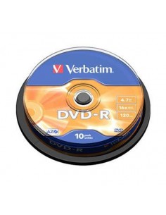 Verbatim DVD-R 16x 4.7GB (Tarrina 10 Uds)