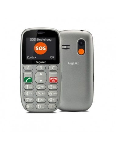 Gigaset GL390 Telefono Movil Para Mayores Pantalla 2.2" - Camara 0.3MP - Base de Carga - Color Gris