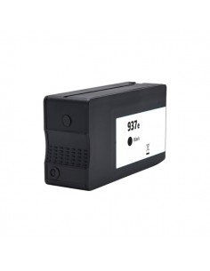 HP 937e XL Negro Cartucho de Tinta Pigmentada Generico - Reemplaza 4S6W9NE 4S6W5NE