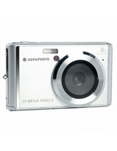 Agfaphoto DC5200 Camara Digital --Sensor CMOS - Zoom Optico 8x - Color Plata