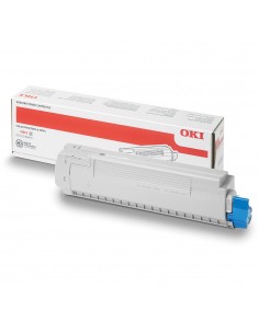 OKI MC851 Cyan Cartucho de Toner Original - 44059167