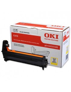 OKI C610 Amarillo Tambor de Imagen Original - 44315105 (Drum)