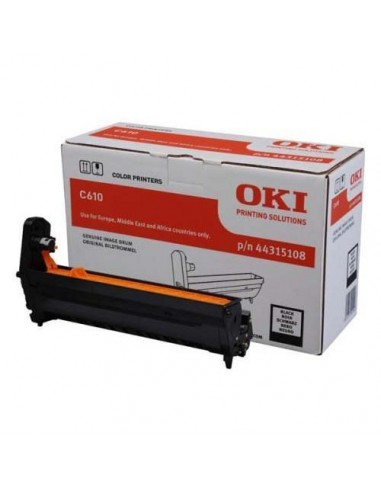OKI C610 Negro Tambor de Imagen Original - 44315108 (Drum)