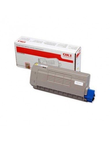 OKI C710 C711 Amarillo Cartucho de Toner Original - 44318605
